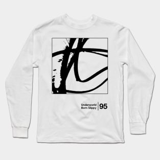 Born Slippy / Minimalist Style Graphic Design Long Sleeve T-Shirt